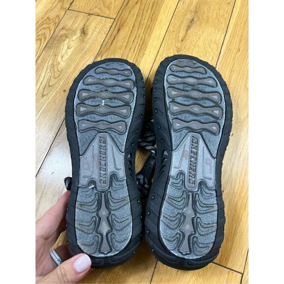 Skechers Womens Black Sandals Size 9 - Picture 5 of 5